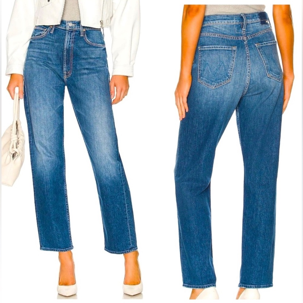 MOTHER Women's Straight Leg Jeans in Blue